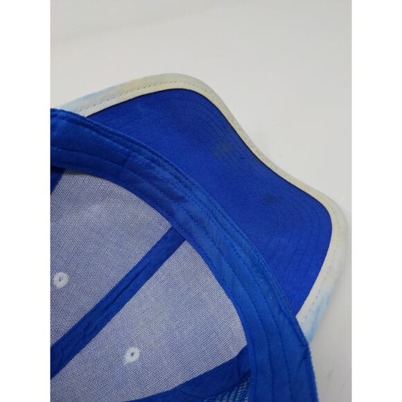 Utility Supply Company Mesh Back Strapback Hat Prime Cap Blue - Picture 8 of 10